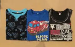 Ｔシャツ２枚、タンクトップ１枚　　 ３枚セット　90cm