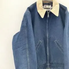 ローバックス US古着 デニムジャケット USA製 コーデュロイ 80s