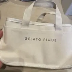 ジェラートピケ バックキャンバスポーチ あつ森