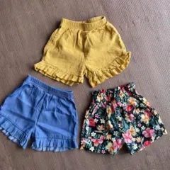 ショートパンツ3点セット