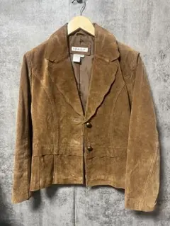 本革 レザージャケット 茶 M ヴィンテージ 古着
