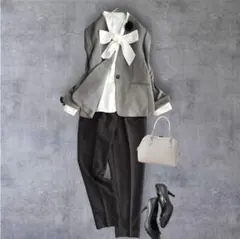 【3点セット】PLST他 卒入学式 セレモニーママスーツ L相当 美品　通勤