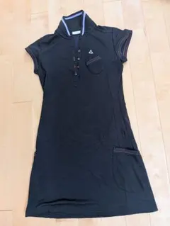 テニスウェア 黒 ワンピースのサムネイル