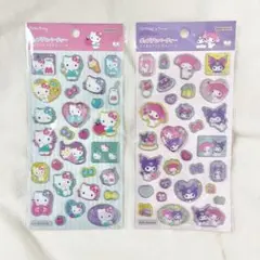 【新品】サンリオ　ポップデコパーティー ラメきらクリスタルシール　キティ　クロミ