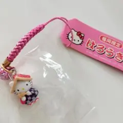 ハローキティ 根付ストラップ 福岡限定２