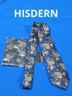 ♦ HISDERN ♦メンズ　ネクタイ ポケット　スクエアあり