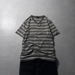 レア】00s OLD UNIQLO サーマル ボーダー ヘンリーネックT 短丈 - メルカリ