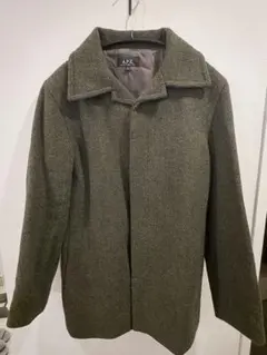 A.P.C. オリーブグリーン ピーコート S