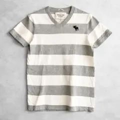 Abercrombie&Fitch アバクロンビー&フィッチ　ボーダー半袖シャツ