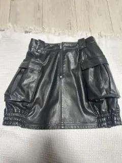 jaded london ベルト付きレザーミニスカート - メルカリ