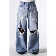 MASU EMBLEM BAGGY JEANS size44「値下げ最終値」 - メルカリ