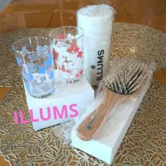 ILLUMS イルムス グラスセット タンブラー 木製ブラシ