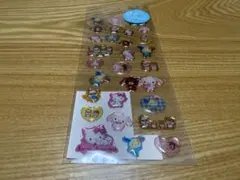 サンリオぷっくりシール　キラフチ樹脂盛りシール　平成キャラクター