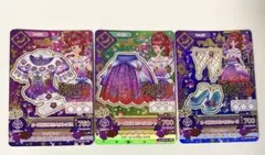 アイカツカード ローズガラスプリンセス 3枚セット
