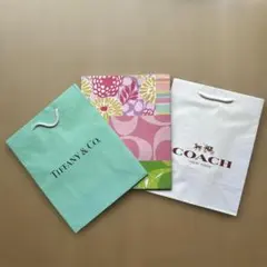 Tiffany & Co. COACHショッピングバッグ 3点セット