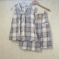 スナイデル snidel チェック柄ノースリーブセットアップ