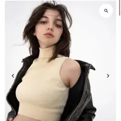 新品タグ付きjuemi Summer Knit Turtle Tank