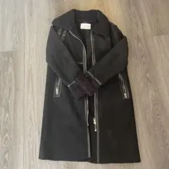 ZARA WOMAN ブラック ロングコート