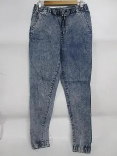 PELLE PELLE ペレペレ デニム ジョガーパンツ ケミカル加工 Mのサムネイル