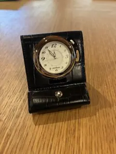 超美品　MONTBLANC　モンブラン　トラベルクロック　ブラック 2026年最新】モンブラン トラベル 時計の人気アイテム - メルカリ