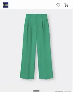 gu カラースラックス　グリーン