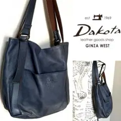 Dakota GINZA 本革レザー ショルダー トートバッグ
