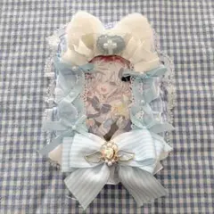 トレカケースデコ 水色