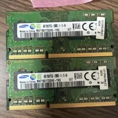 4GBメモリー2枚 合計8GB - メルカリ