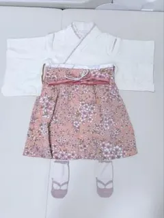 ★美品★ベビー袴ロンパース★80cm★足袋ソックス付き