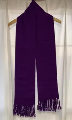 【新品未使用】パープル　マフラー　ストール