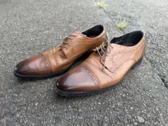 Orobianco 外羽根パンチキャップトゥ サイズ41 ブラウンのサムネイル