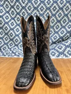 h*s様 Lucchese ルケーシー クロコダイル ウエスタンブーツ 27cmのサムネイル