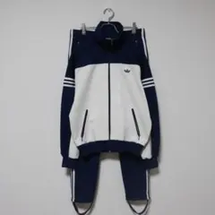 80s Adidas アディダス セットアップ トラックジャケット パンツ 3