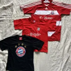 バイエルンミュンヘン キッズ ユニフォーム・半袖Tシャツ3枚セット