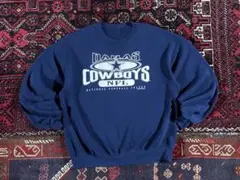カ*ー様 vintage 90's NFL カウボーイズ スウェット ネイビー