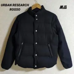アーバンリサーチ ロッソ ダウンジャケット 水玉 М 黒