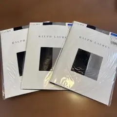 Ralph Lauren ストッキング　黒　三足セット　M〜L