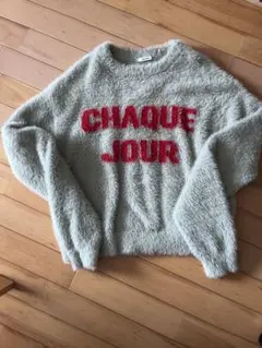 フェザーロゴニットプルオーバー