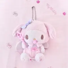 マイメロディ ベビーエンジェル マスコット ぬいぐるみ キーホルダー サンリオ