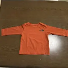 THE NORTH FACE 長袖Tシャツ 80サイズ オレンジ
