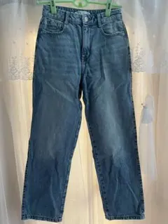 ZARA ストレートデニム ダークブルー EUR34