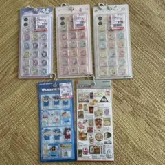 おはじき、クレヨンしんちゃん シールまとめ売り　5枚セット