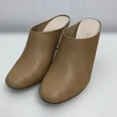 elegance 卑弥呼 本革製サボミュール ベージュのサムネイル