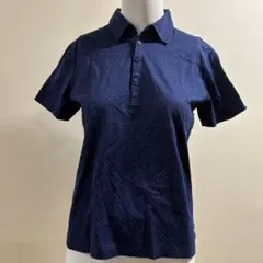 RALPH LAUREN POLO GOLFレディースシャツ　M 青ドット