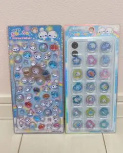 【正規品】あわわちゃん プチドロップステッカー おはじきシール　まとめ売り