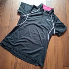 ASICS　ハーフジップTシャツ　Size…M