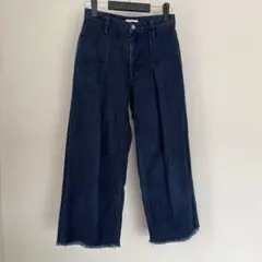 CLANE デニムパンツ カットオフ インディゴのサムネイル