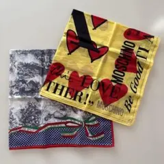 MOSCHINO ハンカチ 2枚のサムネイル