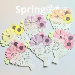 ブーケ*✲゜ペーパーフラワー　アルバム　メッセージカード　花束　色紙