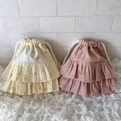 ダブルフリルコップ袋 2枚セット